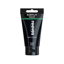 Reeves Acrilico Nero 75ml