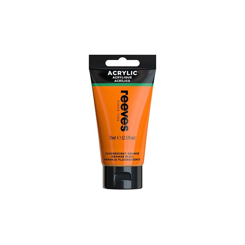 Reeves Acrilico Arancio Fluorescente 75ml