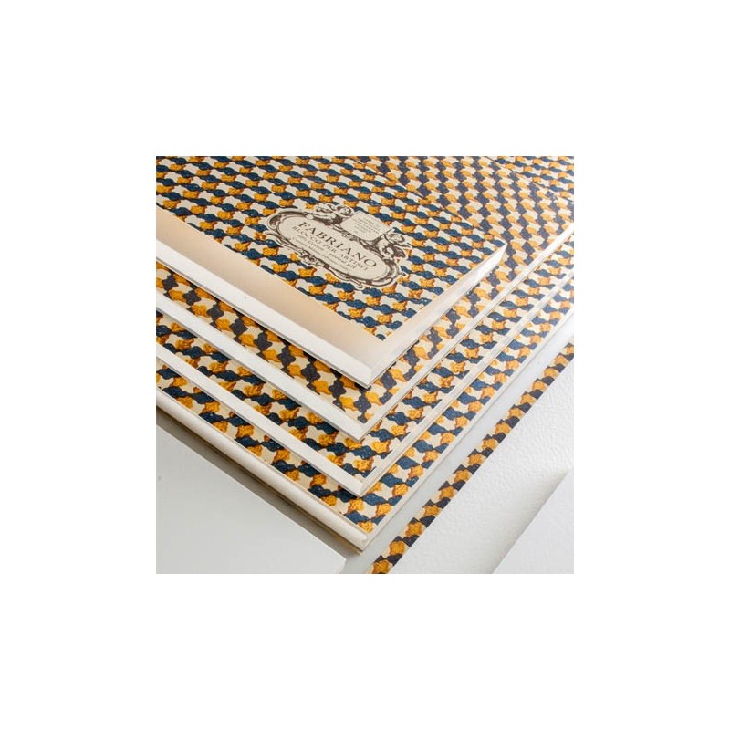 Fabriano Blocco per Artisti, collato 4 lati, 20 fogli, cm 36x50, grana grossa, 300gr/mq