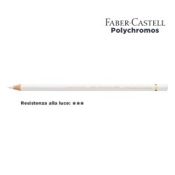 101 - Faber-Castell matita colorata Polychromos Bianco
