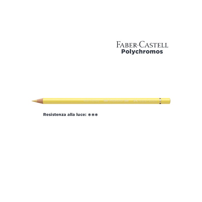 102 - Faber-Castell matita colorata Polychromos Giallo Paglierino