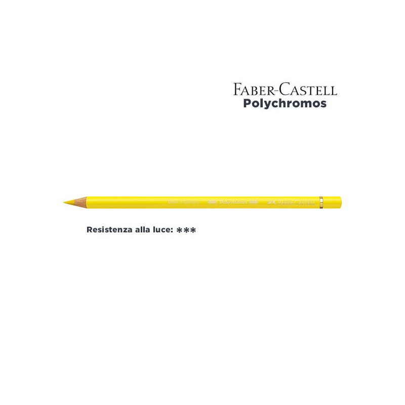 105 - Faber-Castell matita colorata Polychromos Giallo Cadmio Chiaro