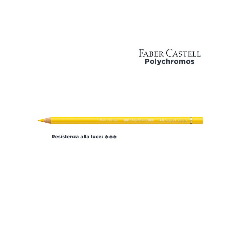 107 - Faber-Castell matita colorata Polychromos Giallo Cadmio