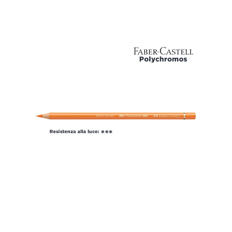 111 - Faber-Castell matita colorata Polychromos Arancione Cadmio