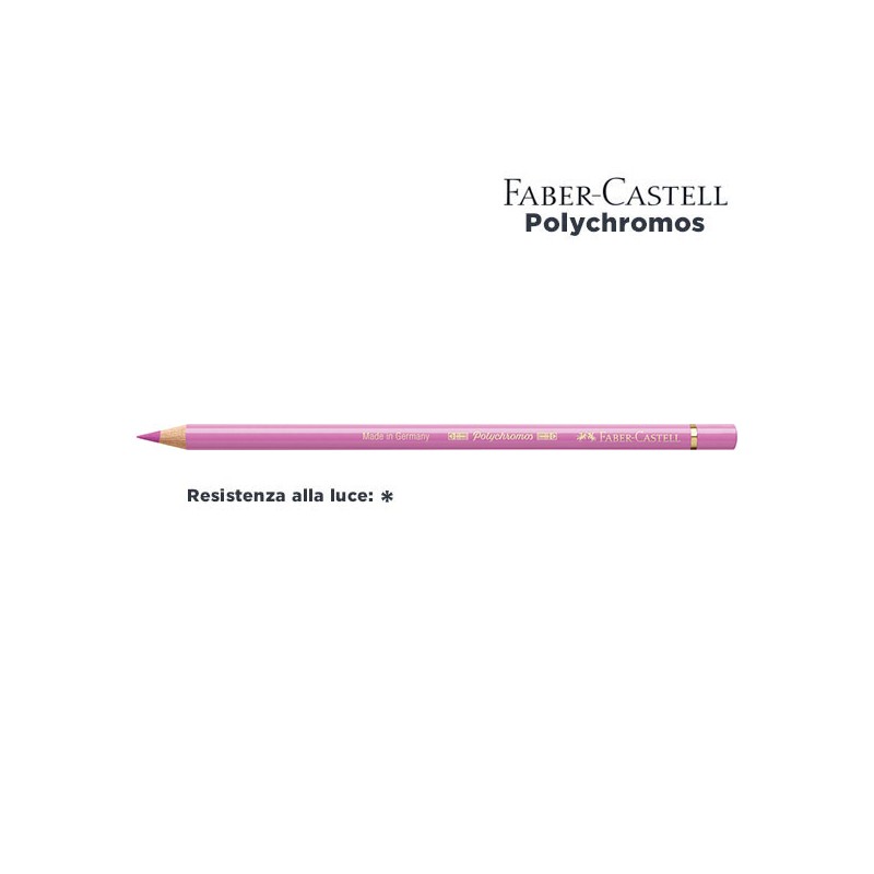 119 - Faber-Castell matita colorata Polychromos Magenta Chiaro