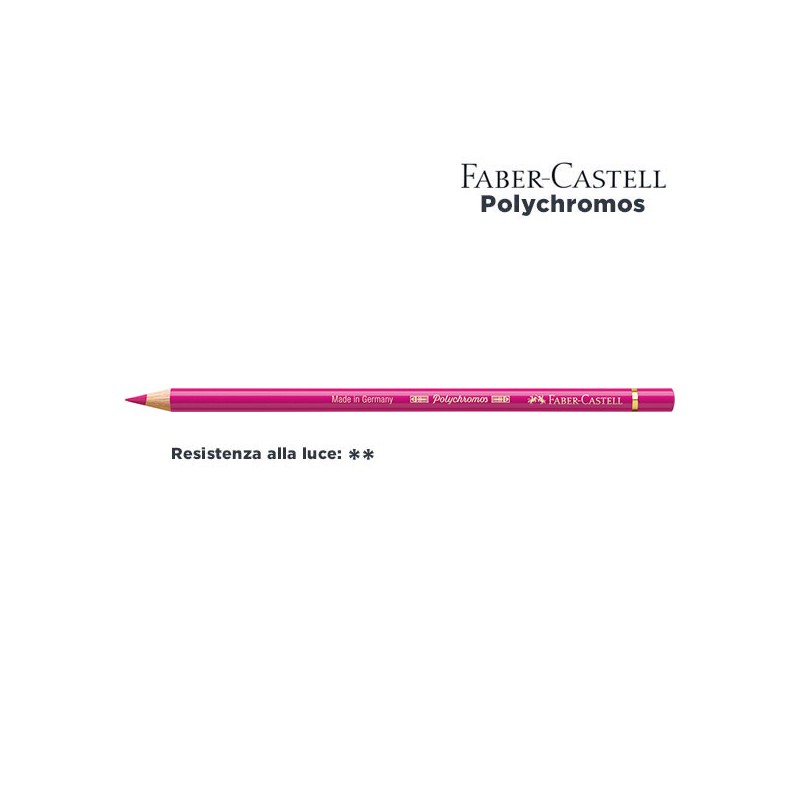 123 - Faber-Castell matita colorata Polychromos Fucsia