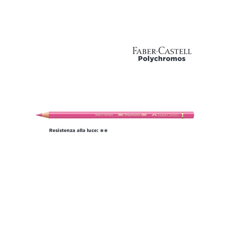 129 - Faber-Castell matita colorata Polychromos Rosa Robbia