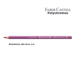 135 - Faber-Castell matita colorata Polychromos Rosso Viola Chiaro