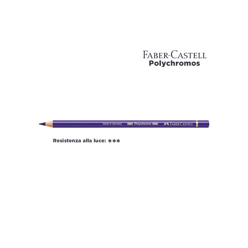 137 - Faber-Castell matita colorata Polychromos Viola Blu