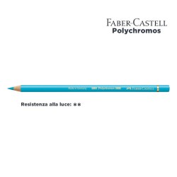 154 - Faber-Castell matita colorata Polychromos Turchese Cobalto Chiaro