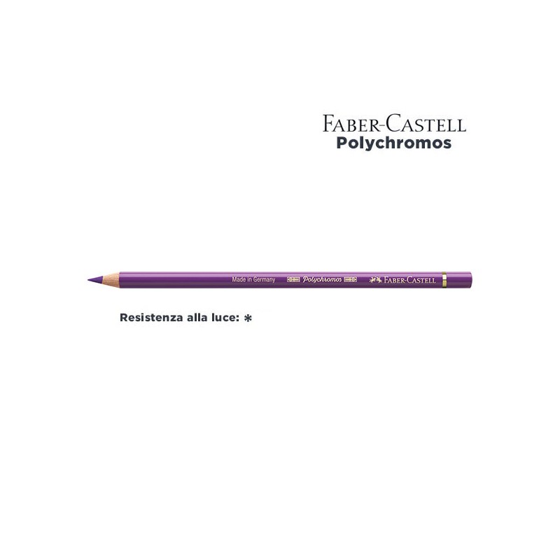 160 - Faber-Castell matita colorata Polychromos Viola Manganese