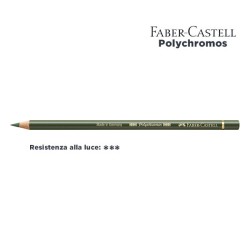 174 - Faber-Castell matita colorata Polychromos Verde Cromo Ossido Opaco