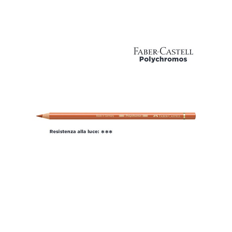187 - Faber-Castell matita colorata Polychromos Ocra Bruciata