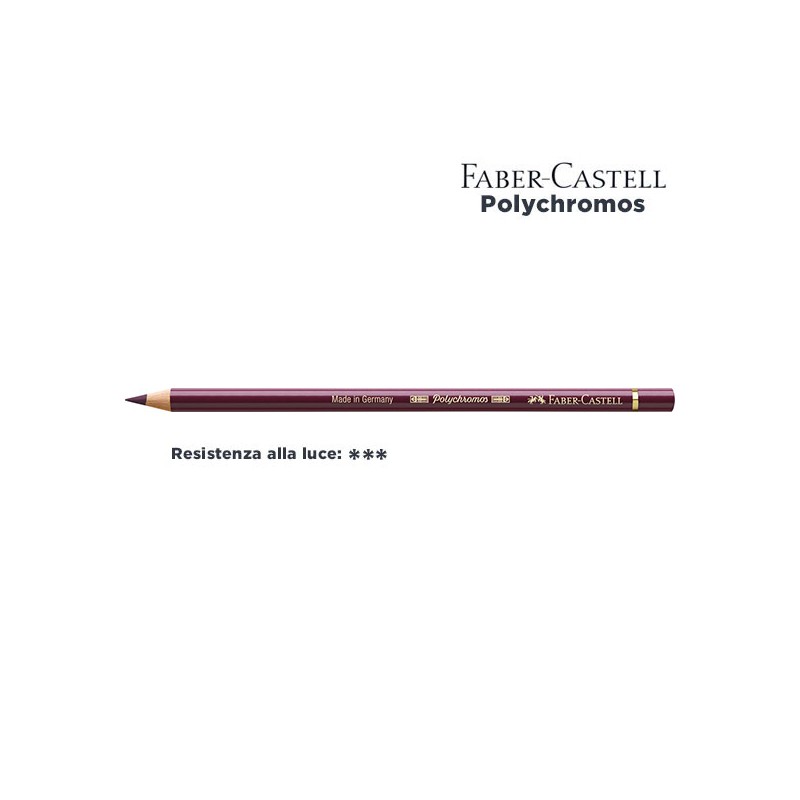 194 - Faber-Castell matita colorata Polychromos Rosso Viola