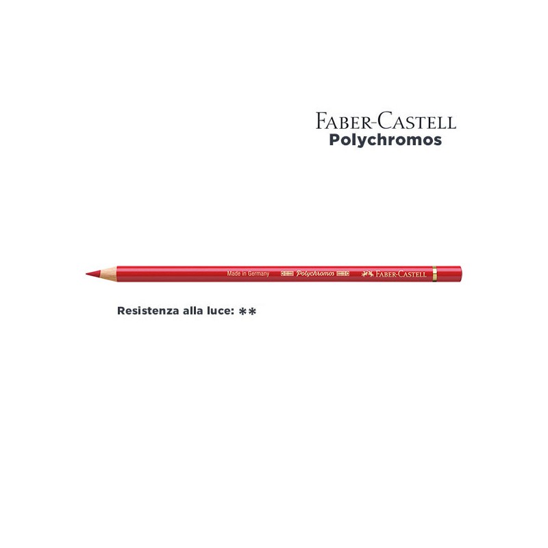 223 - Faber-Castell matita colorata Polychromos Rosso Intenso