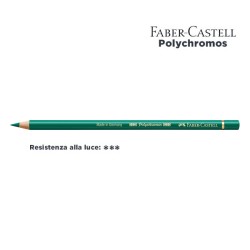 264 - Faber-Castell matita colorata Polychromos Verde Ftalico Scuro