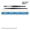 Da Vinci Serie n.522, Colineo, pennello sintetico per dilavare a punta tonda, manico corto con punta metallica ethergraf®