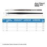 Da Vinci Serie n.1222, Colineo, pennello sintetico per filettare a lunghezza media punta extra fine, manico corto