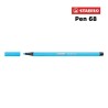 031 F - Stabilo Pen 68 Pennarello Blu Fluorescente