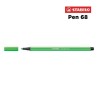 033 F - Stabilo Pen 68 Pennarello Verde Fluorescente