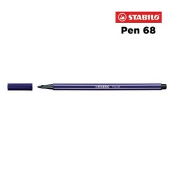 22 - Stabilo Pen 68 Pennarello Blu Di Prussia