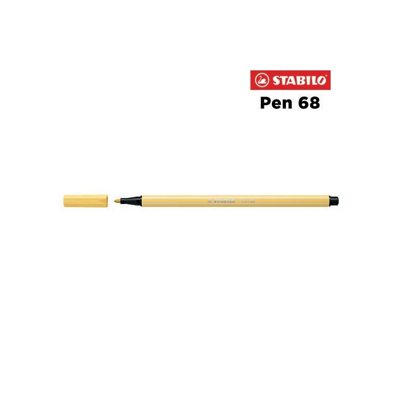 23 - Stabilo Pen 68 Pennarello Giallo Chiaro