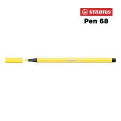 24 - Stabilo Pen 68 Pennarello Giallo Limone