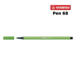 33 - Stabilo Pen 68 Pennarello Verde Chiaro