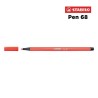 40 - Stabilo Pen 68 Pennarello Rosso Chiaro