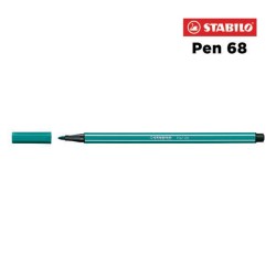 51 - Stabilo Pen 68 Pennarello Blu Turchese