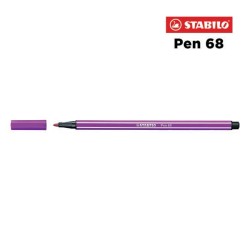 58 - Stabilo Pen 68 Pennarello Lilla