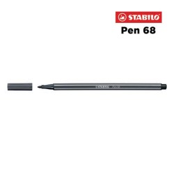 97 - Stabilo Pen 68 Pennarello Grigio Freddo Profondo