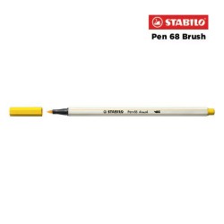 44 - Stabilo Pen 68 Brush Pennarello Giallo