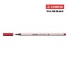 50 - Stabilo Pen 68 Brush Pennarello Rosso Scuro