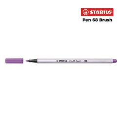 60 - Stabilo Pen 68 Brush Pennarello Prugna