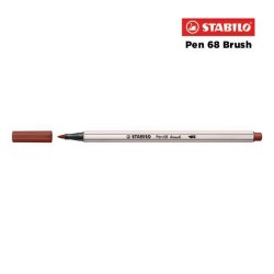 75 - Stabilo Pen 68 Brush Pennarello Terra Di Siena
