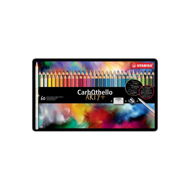 Stabilo CarbOthello Arty+ 60 Matite Colorate in Scatola di Metallo