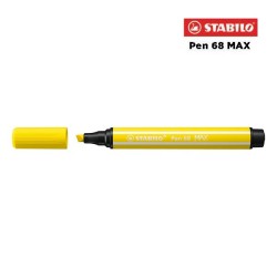 24 - Stabilo Pen 68 MAX Pennarello Giallo Limone