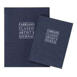 Fabriano Classic Artist's Journal, diario da disegno, 192 fogli, cm 12x16, grana vergata, 90gr/mq