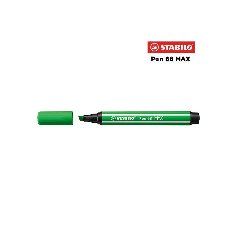 43 - Stabilo Pen 68 MAX Pennarello Verde Foglia