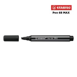 46 - Stabilo Pen 68 MAX Pennarello Nero