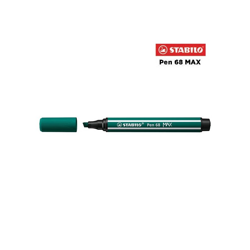 53 - Stabilo Pen 68 MAX Pennarello Verde Turchese
