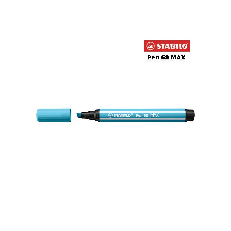 57 - Stabilo Pen 68 MAX Pennarello Azzurro