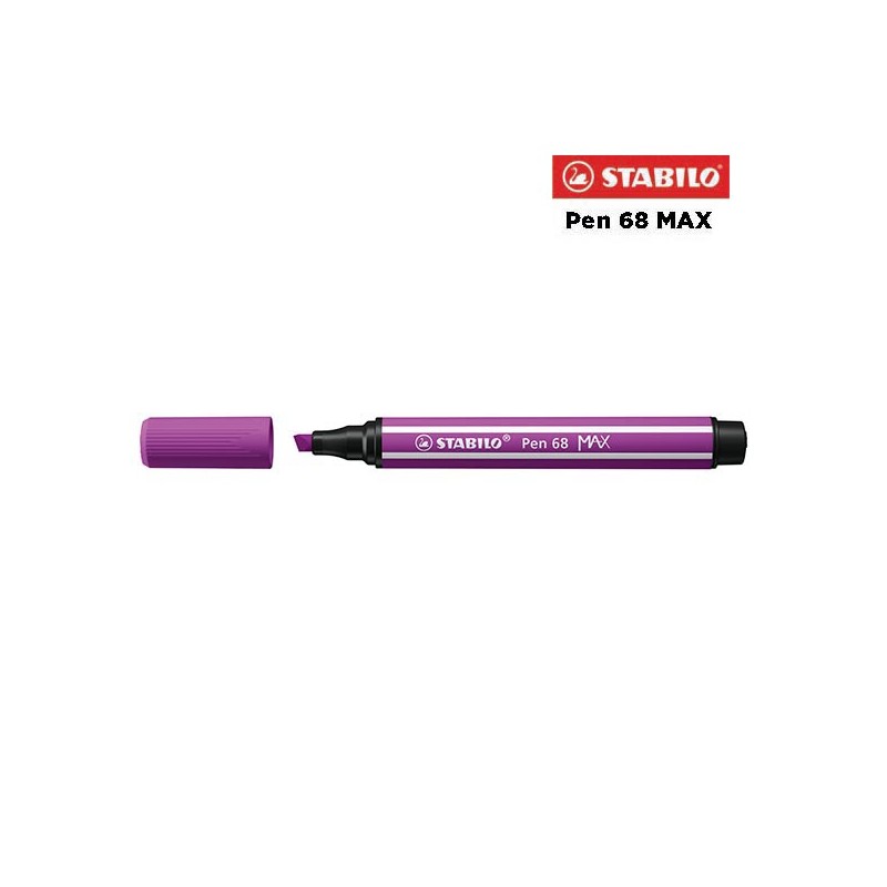 58 - Stabilo Pen 68 MAX Pennarello Lilla