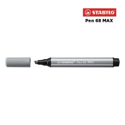 95 - Stabilo Pen 68 MAX Pennarello Grigio Freddo Medio