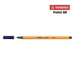 22 - Stabilo Point 88 Fineliner Blu Notte