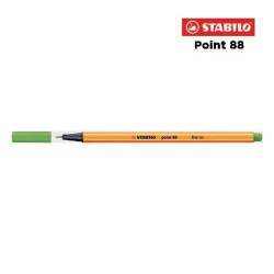 33 - Stabilo Point 88 Fineliner Verde Mela