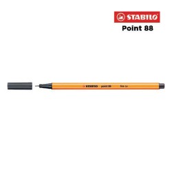 97 - Stabilo Point 88 Fineliner Grigio Nerastro
