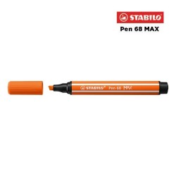 30 - Stabilo Pen 68 MAX Pennarello Vermiglio Pallido
