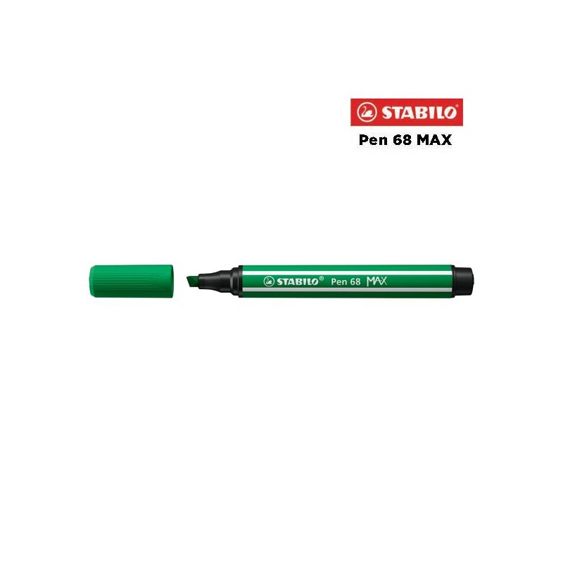 36 - Stabilo Pen 68 MAX Pennarello Verde Smeraldo